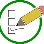 Survey Poll Pencil Icon Checkbox