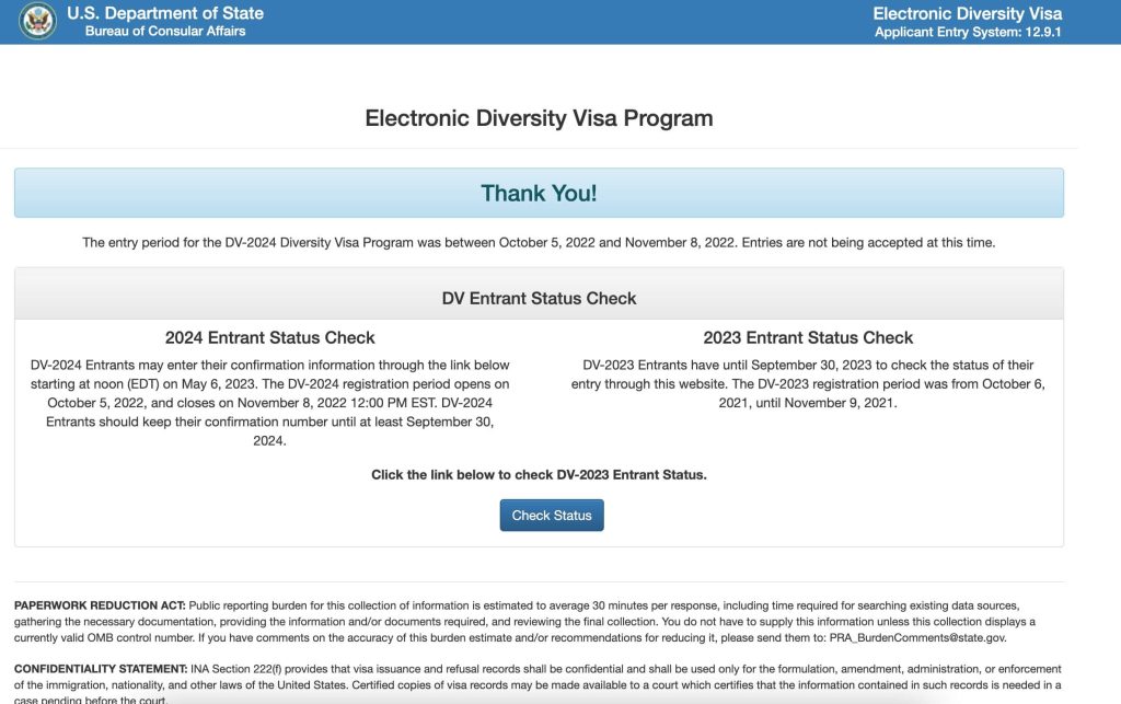 An ultimate guide to check EDV result, check your DV lottery result today - NepaliPage