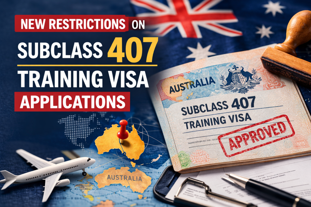The Australian Department of Home Affairs has introduced a significant policy shift for the Subclass 407 Training Visa, effective immediately from 11 March 2026.